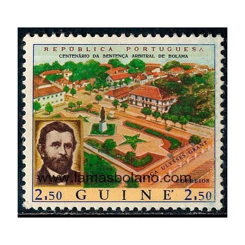 SELLOS GUINEA PORTUGUESA 1970 - SENTENCIA ARBITRARIA DE BOLAMA CENTENARIO - 1 VALOR - CORREO