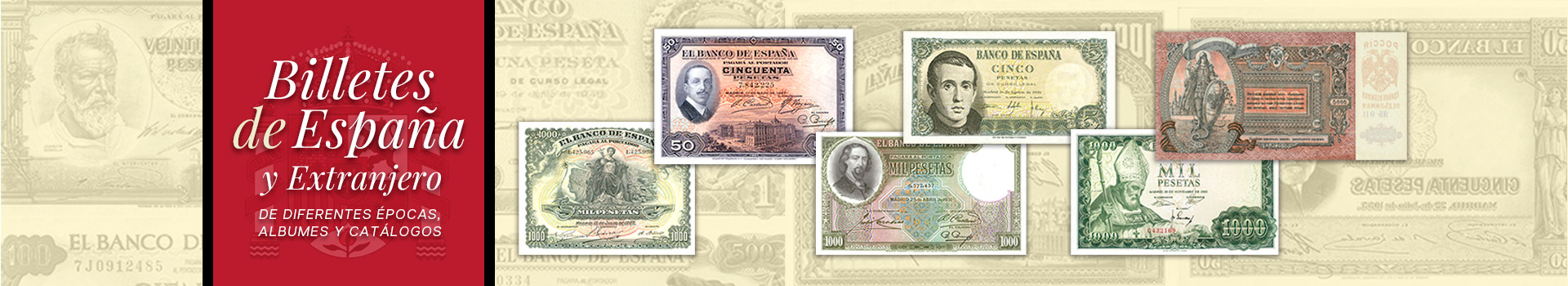 Billetes de España Lamas Bolaño