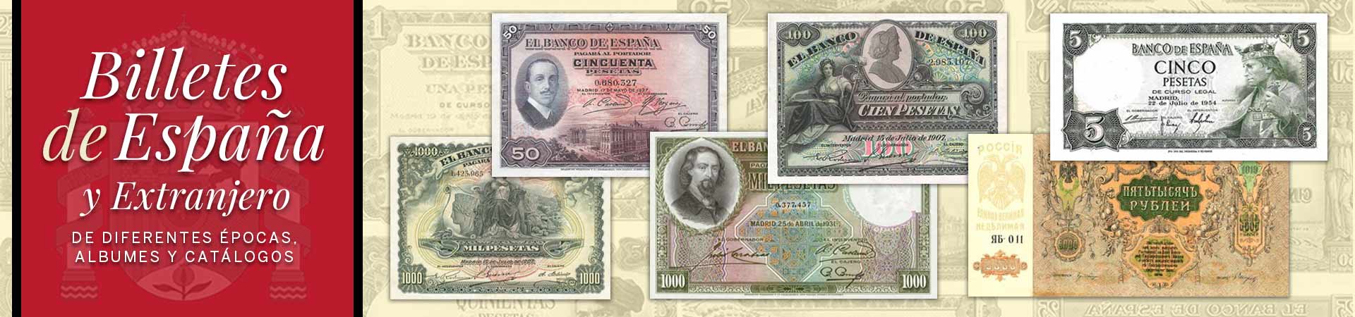 Billetes de España Lamas Bolaño