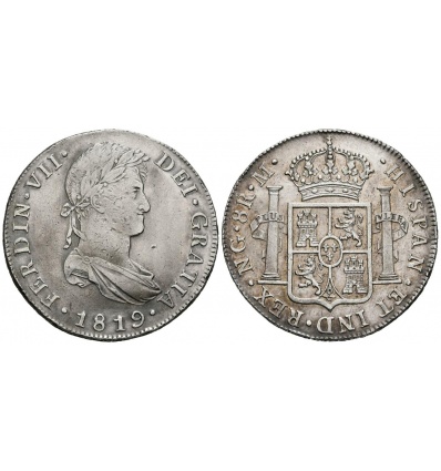 MONEDA ESPAÑA 2 MARAVEDIS COBRE - FERNANDO VII  - 1819 - CECA JUBIA
