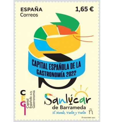 ESPAÑA 2022 SANLUCAR DE BARRAMEDA - SELLO AUTOADHESIVO