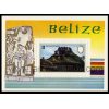 SELLOS DE BELIZE 1983 - MONUMENTOS MAYAS - HOJITA BLOQUE